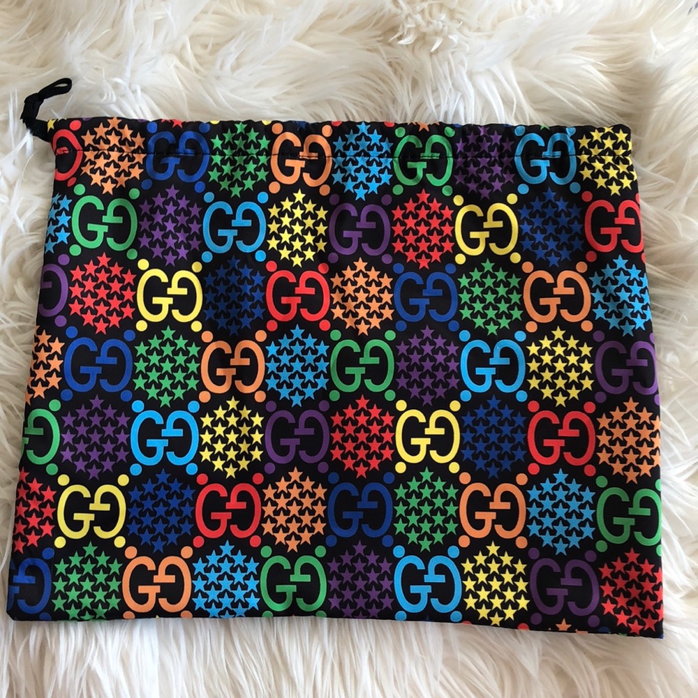 Gucci Psychedelic draw string pouch / bag